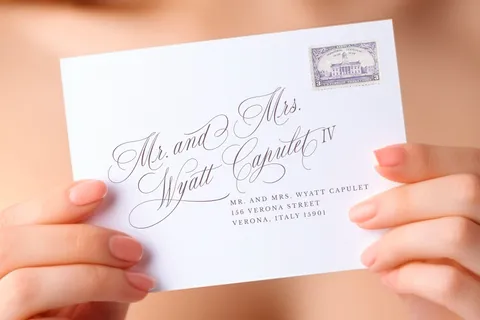 Wedding cursive font: Juliette script by Blessed Print