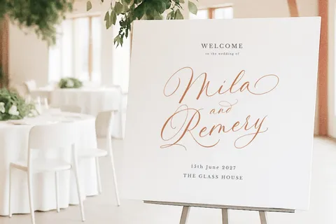 Handwritten italic font La Rumba for wedding invitations and personalized calligraphy-inspired projects.