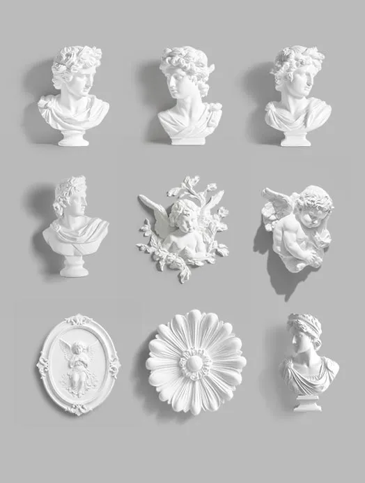 Plaster Decorations Set — preview 1