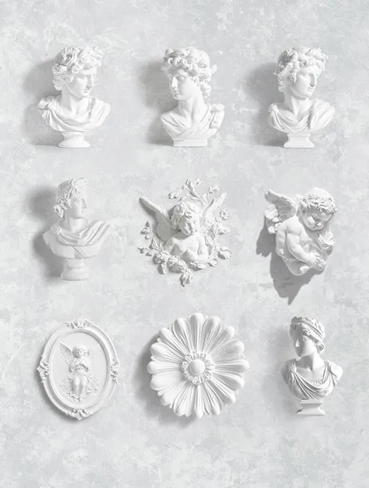 Plaster Decorations Set — preview 2