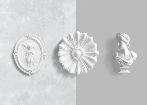 Plaster Decorations Set — preview 3