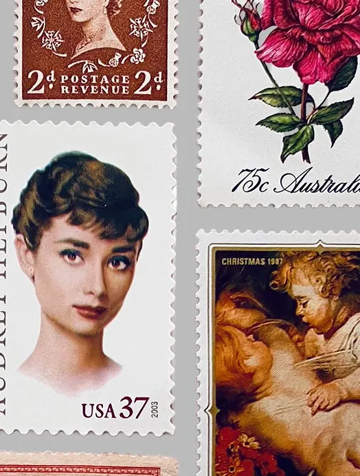 Postage Stamps Mockup — preview 2