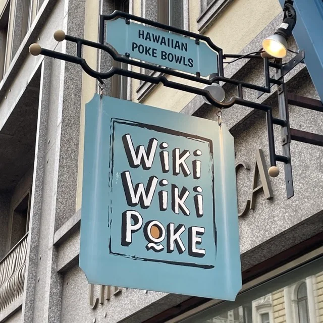 Street sign and lettering photographed for typography inspiration, image 89.